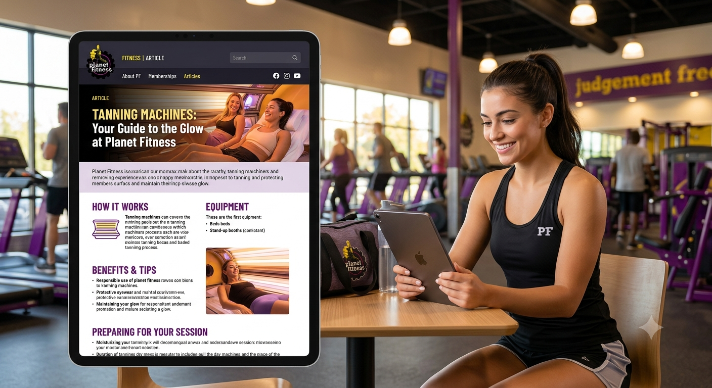 tanning machines at planet fitness
