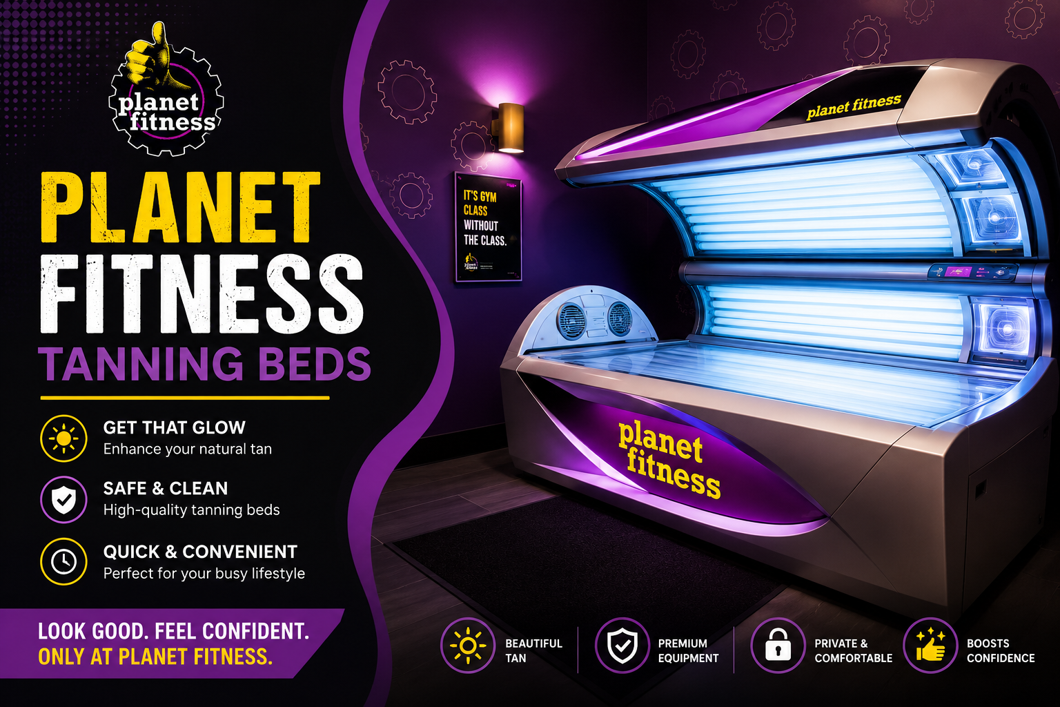 Planet Fitness Tanning Beds